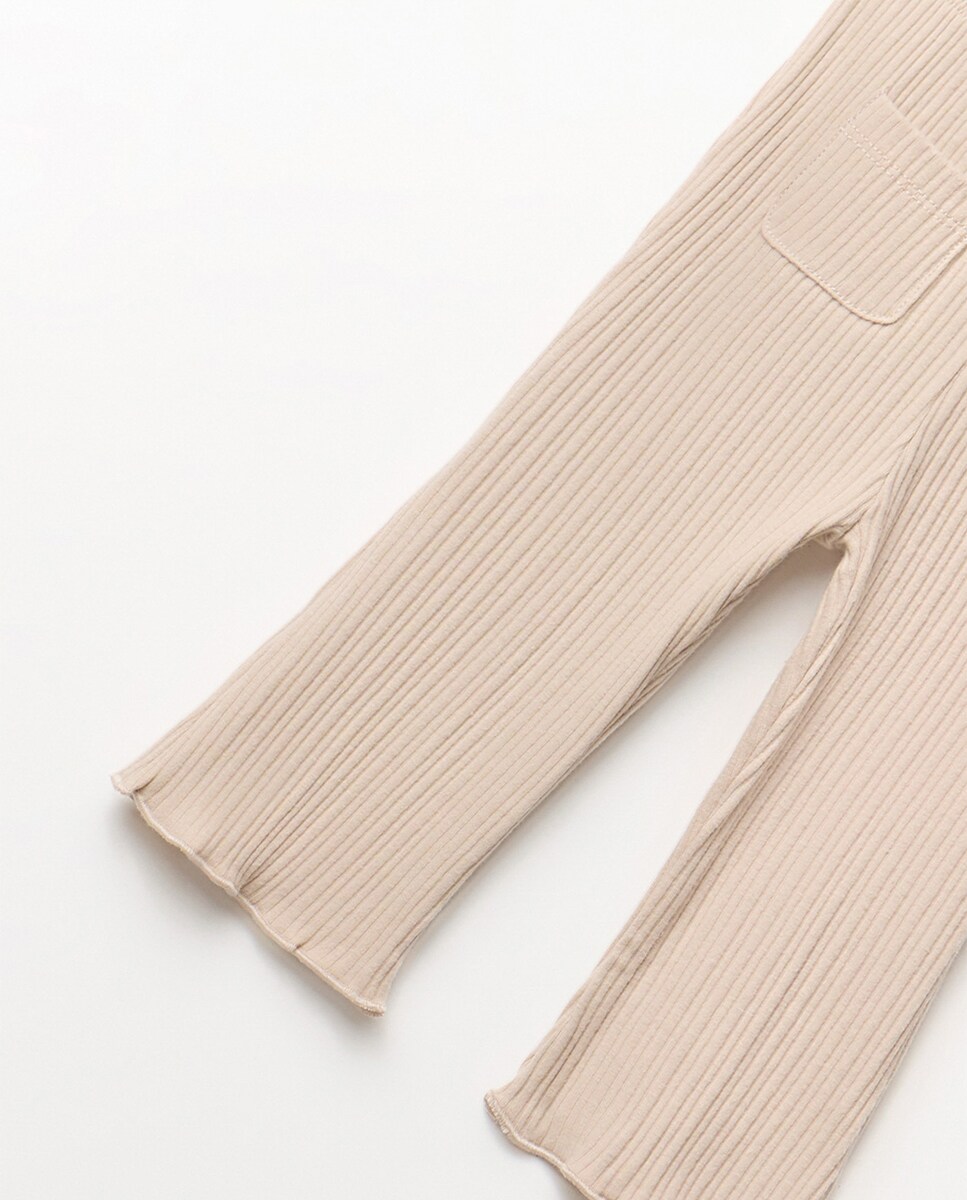 Leggings Flare Bege-3