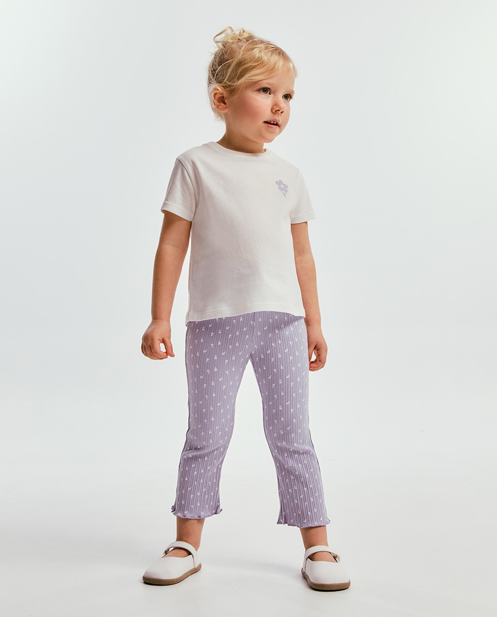 Leggings Flare Sfera Lilás-2