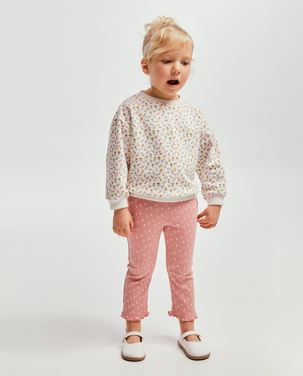 Leggings Flare Sfera Rosa-2