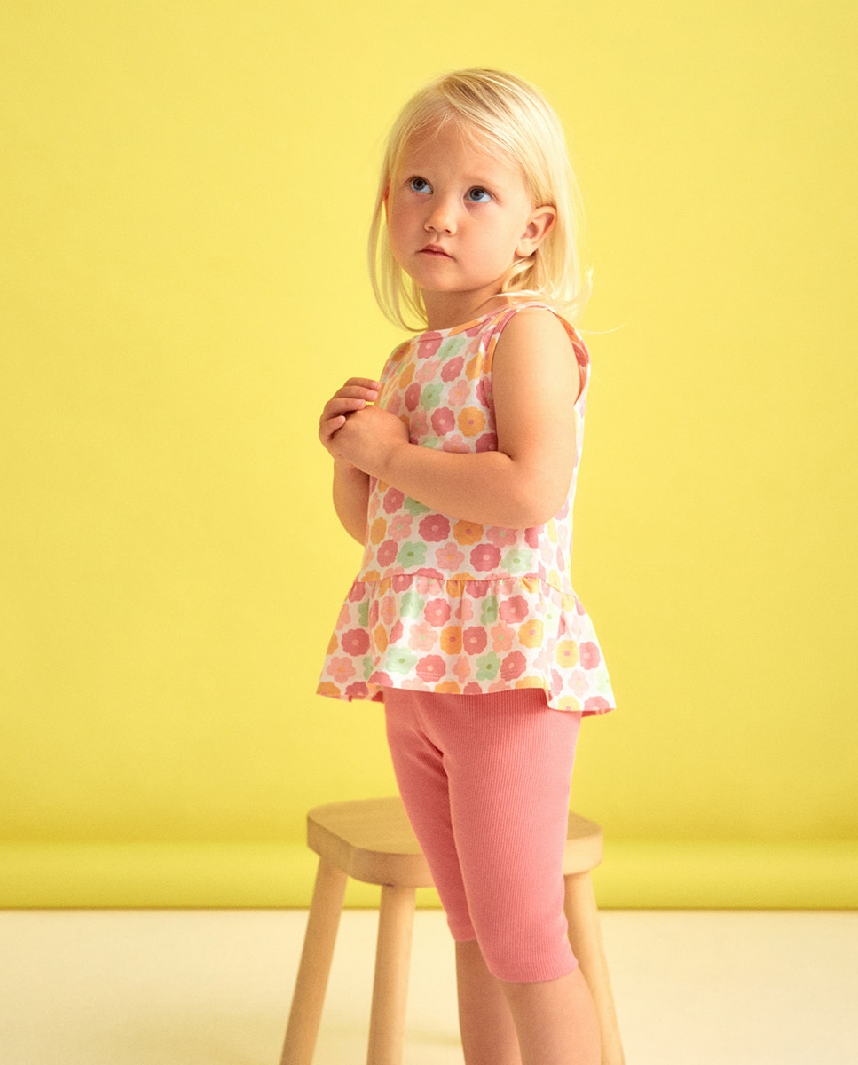 Leggings Biker Sfera Rosa-2
