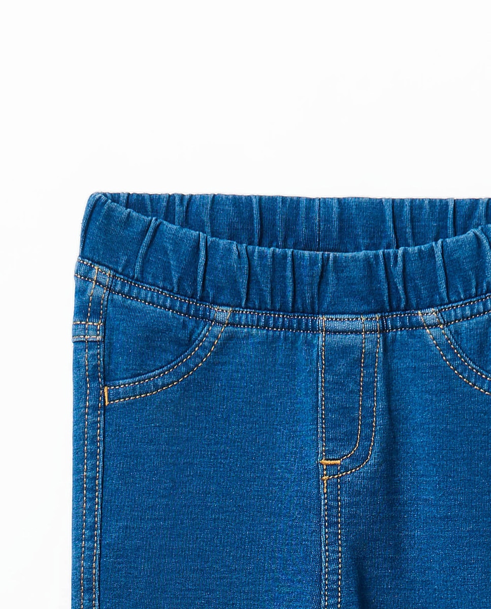 Jeggings Terry Flare Sfera Azul pálido-2