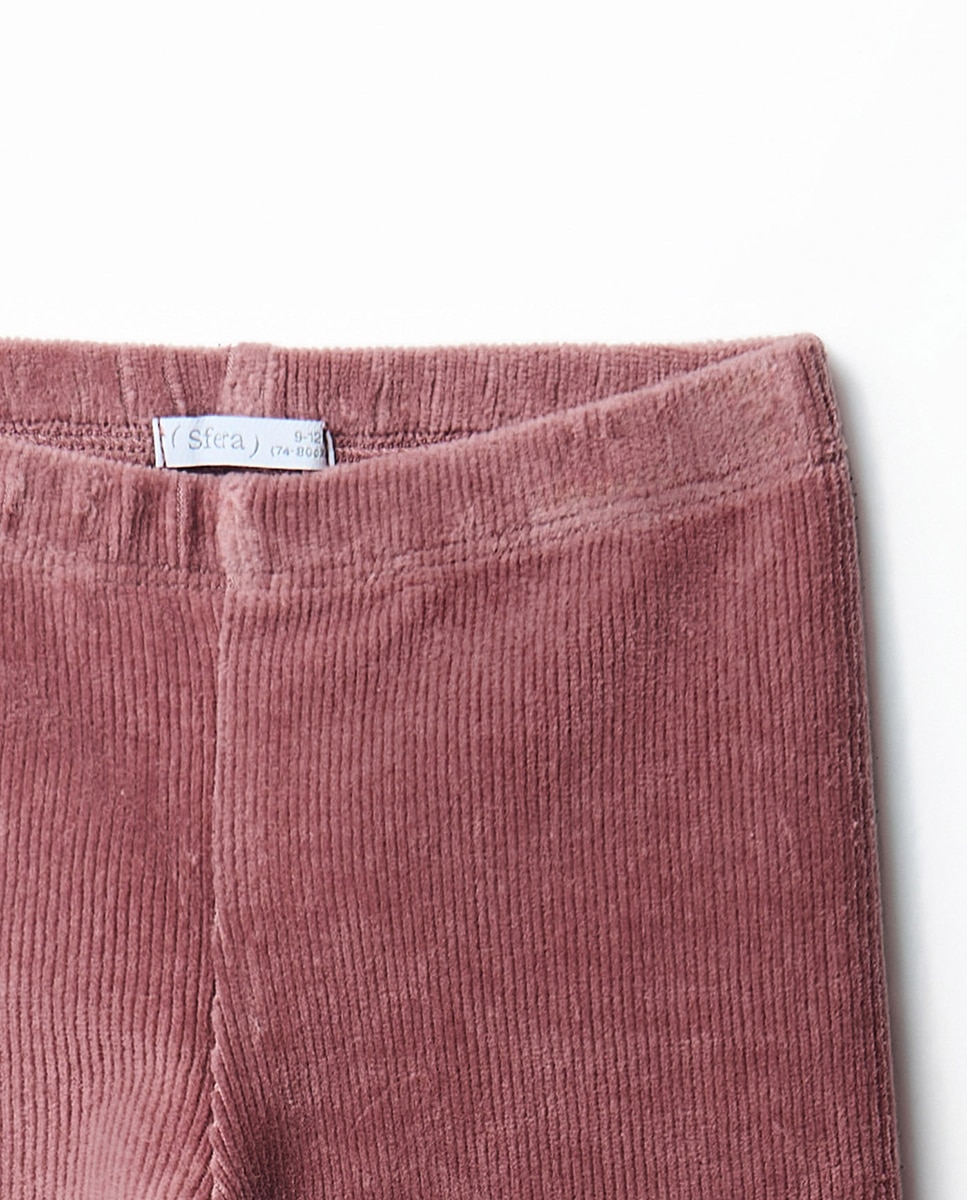 Leggings em Velour Sfera 200 Rosa-2