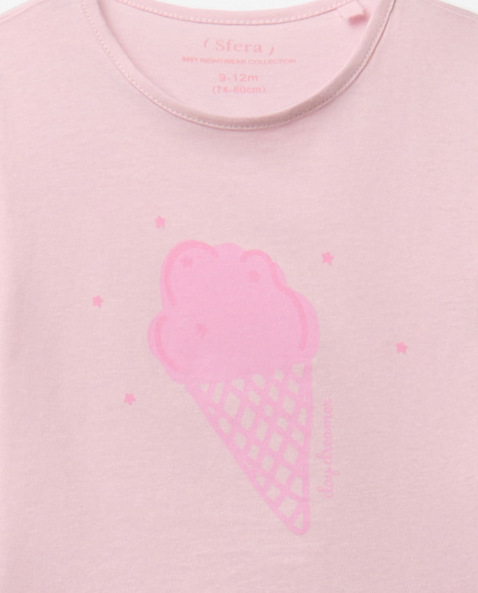 Pijama Gelado Sfera Rosa-3