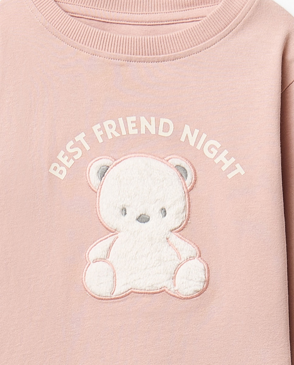 Pijama Urso 200 Rosa-3