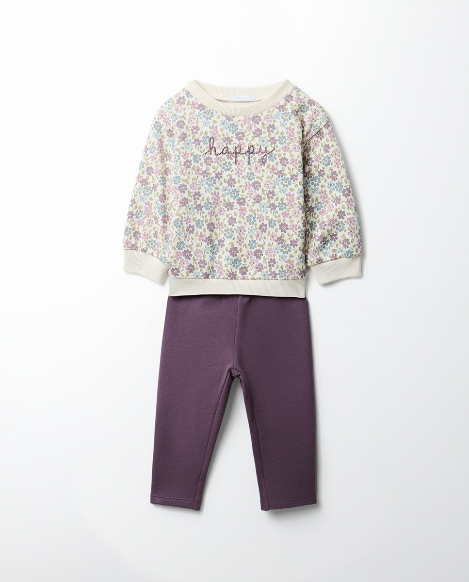 Imagem 0 de Conjunto Básico com Estampado Floral
