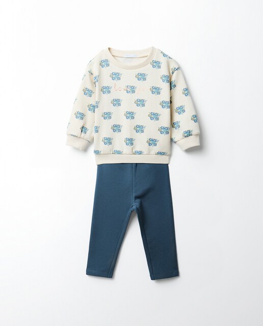 Imagen 0 de Conjunto basic print flores