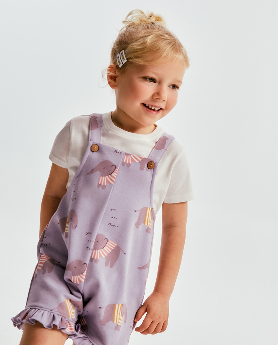 Macacão Curto Lilás-3