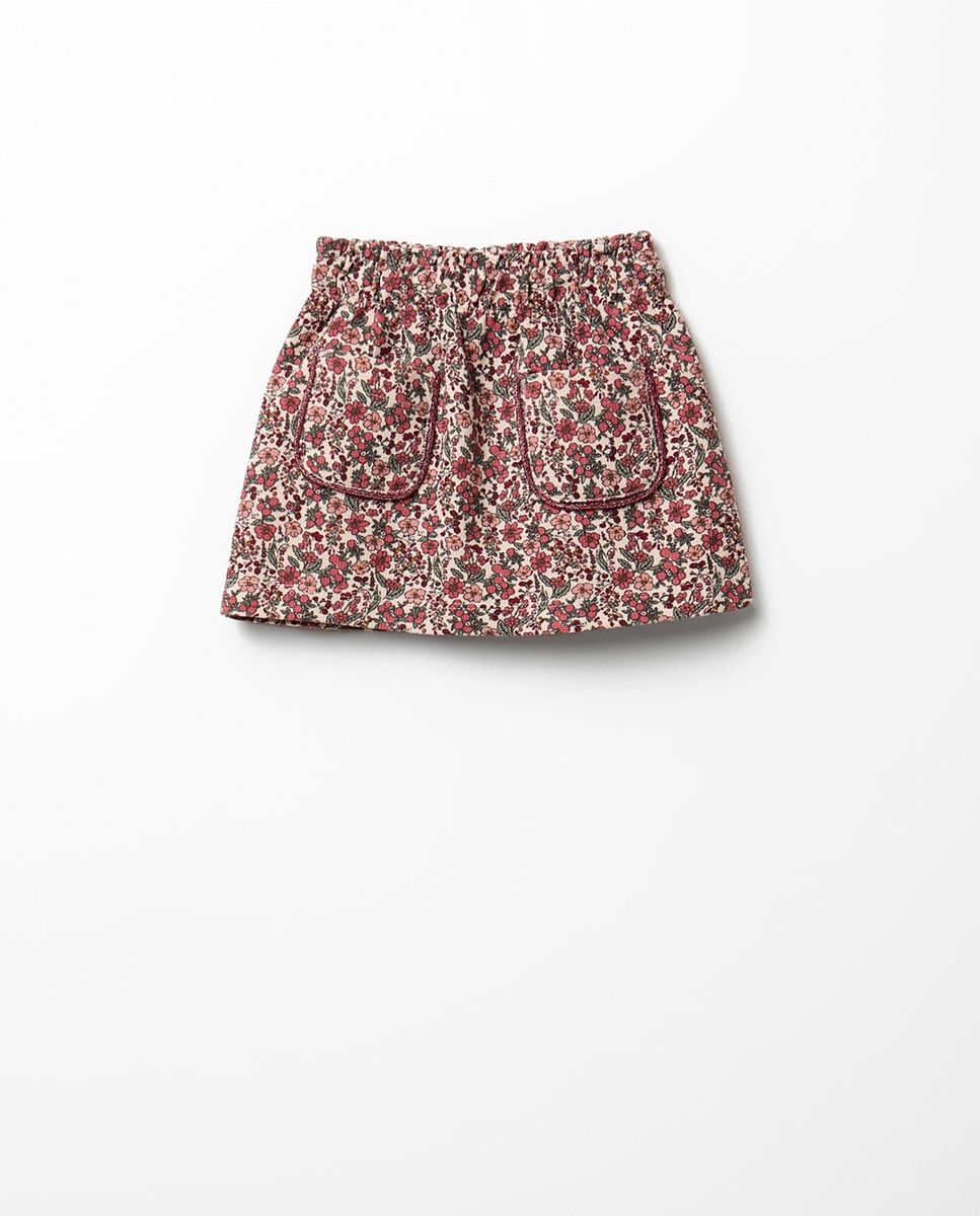 Falda fancy piqué - Sfera - 250 Nude 250 Nude-1
