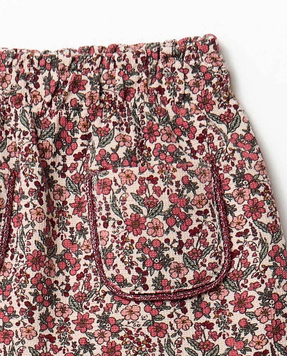 Falda fancy piqué - Sfera - 250 Nude 250 Nude-2