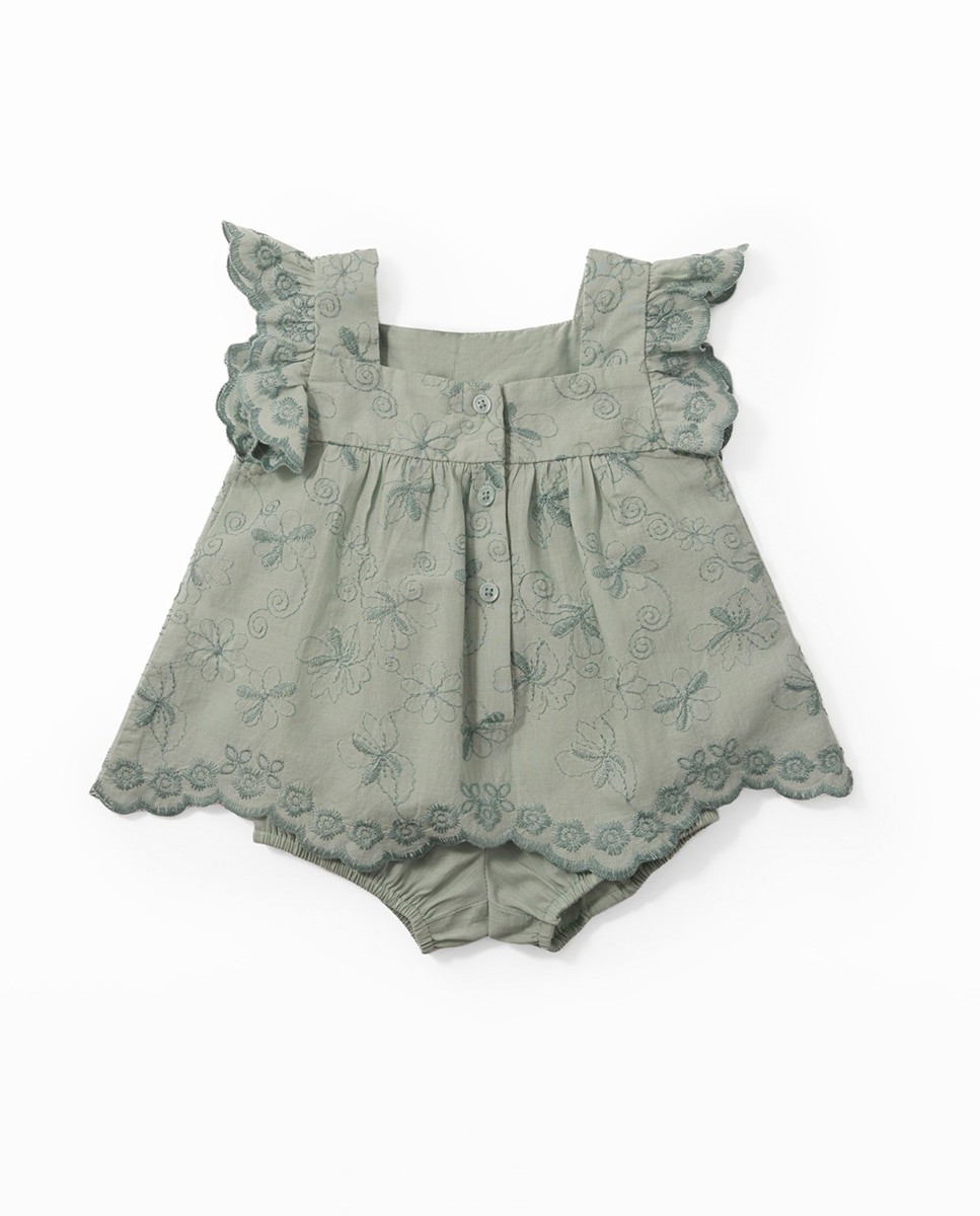 Blusa de Conjunto em Tecido Sfera Azul-claro-6