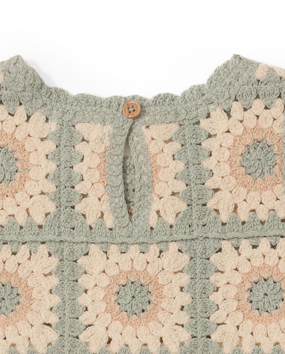 Blusa de Conjunto de Crochet Cru-4