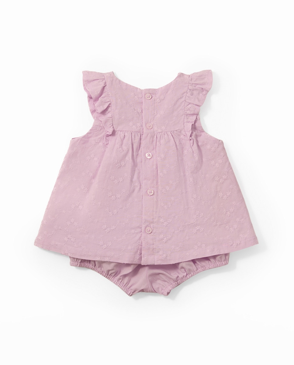 Blusa de Conjunto Bordada Sfera Lilás-3