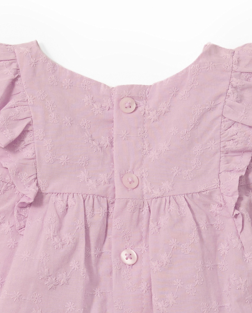 Blusa de Conjunto Bordada Sfera Lilás-4
