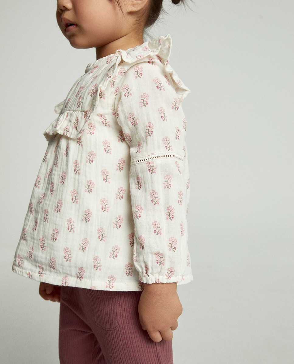 Blusa bambula - Sfera - Blanco roto Blanco roto-2