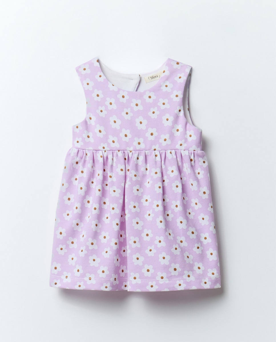 Imagen 0 de Vestido pique allover print