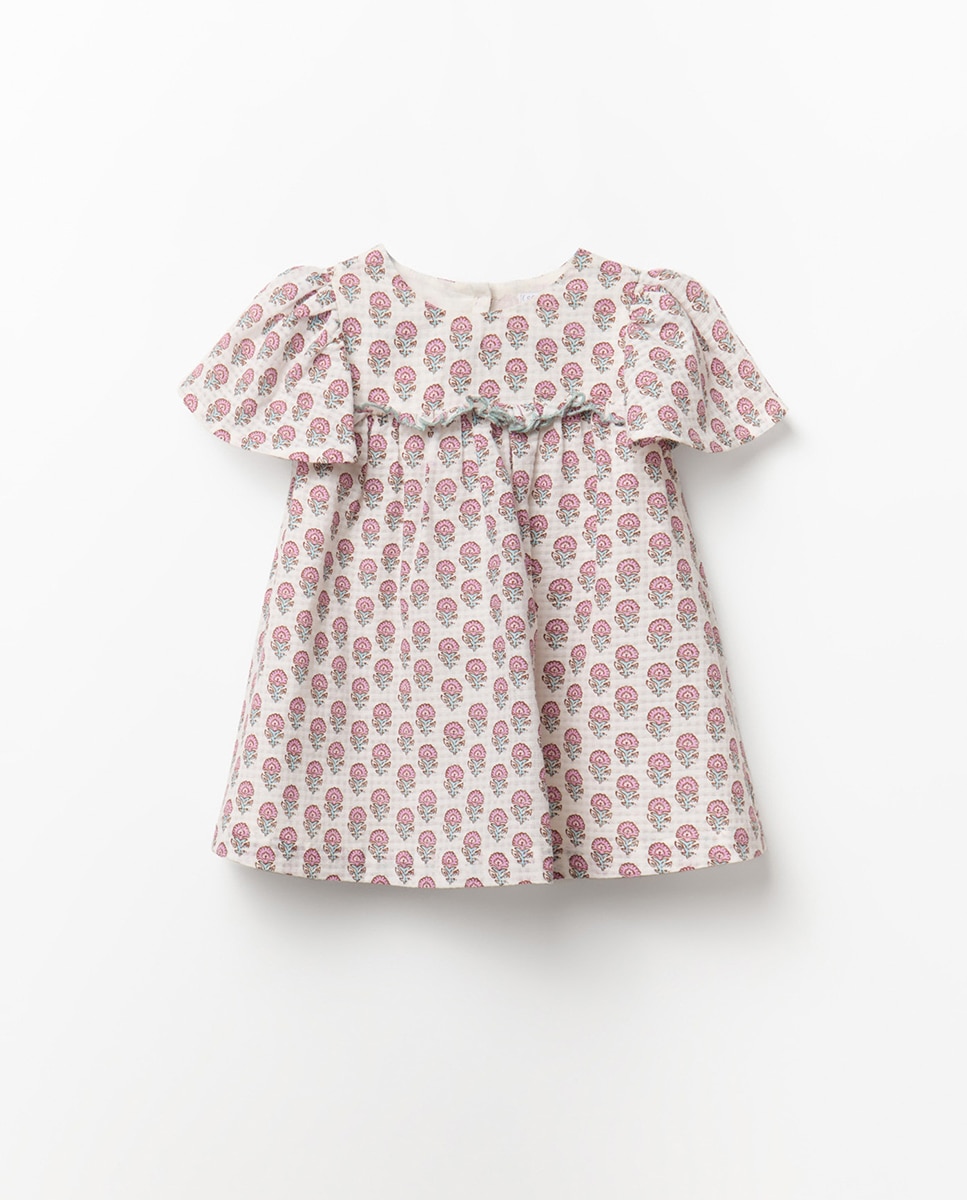 Vestido estampado Sfera Lilás-4