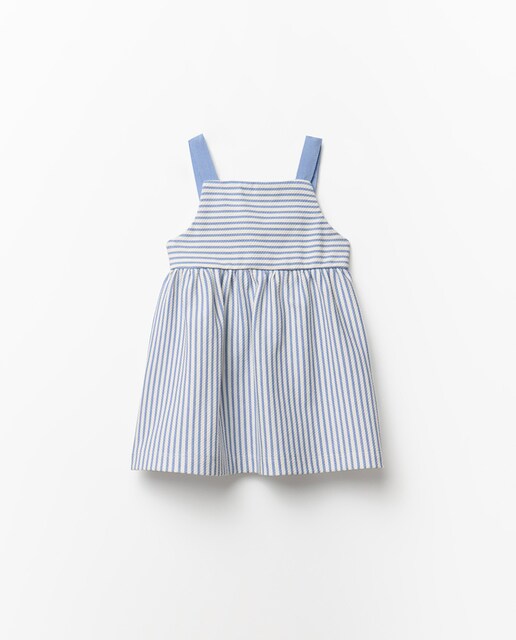 Imagen 0 de Vestido piqué rayas