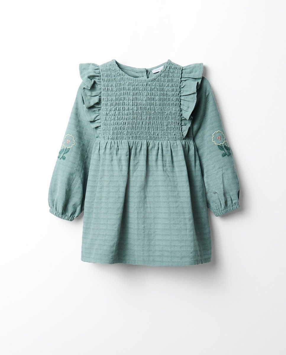 Imagem 0 de Vestido Dobby com Peito