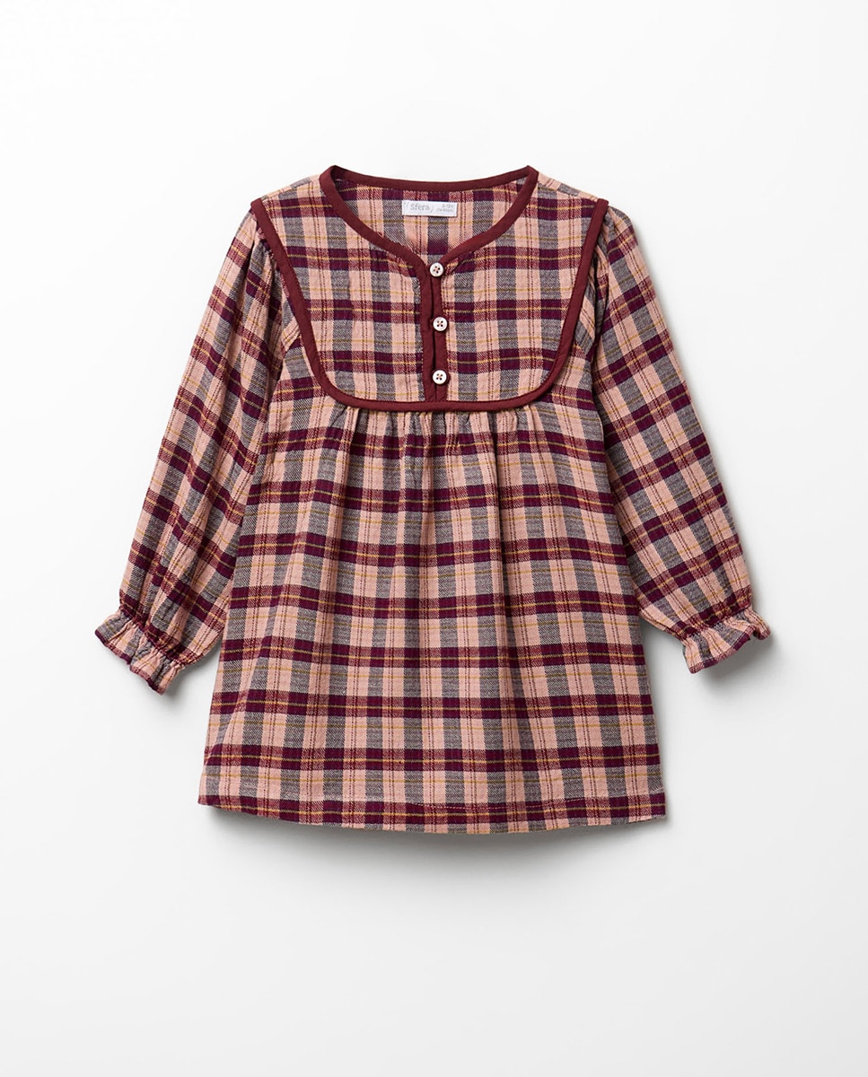 Imagen 0 de Vestido dobby cuadros