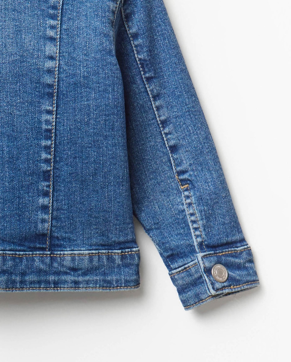 Blusão de Ganga Azul-médio-4