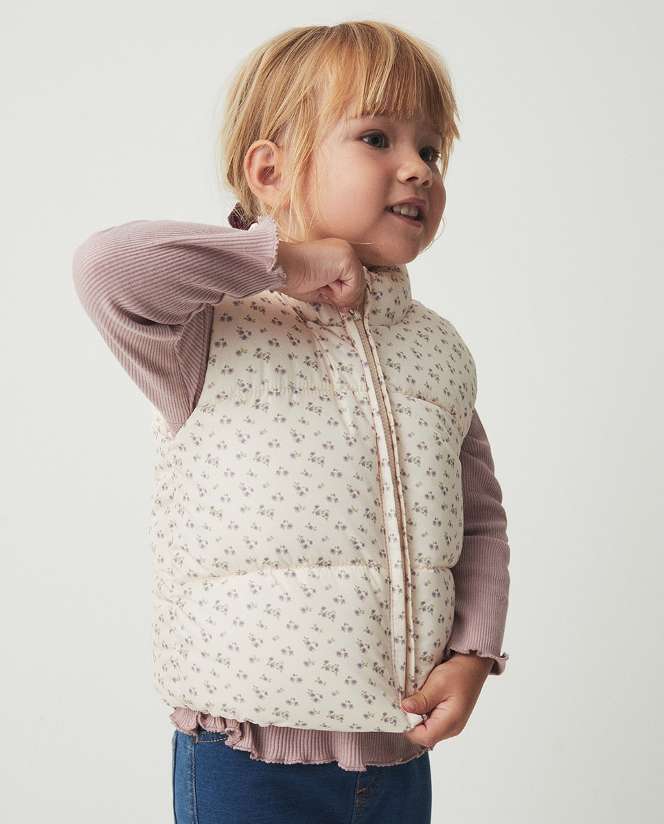 Chaleco basic print - Sfera - 120 Crudo 120 Crudo-1