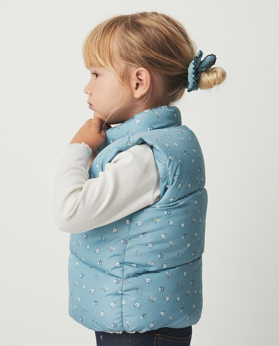 Chaleco basic print - Sfera - 410 Azul claro 410 Azul claro-2