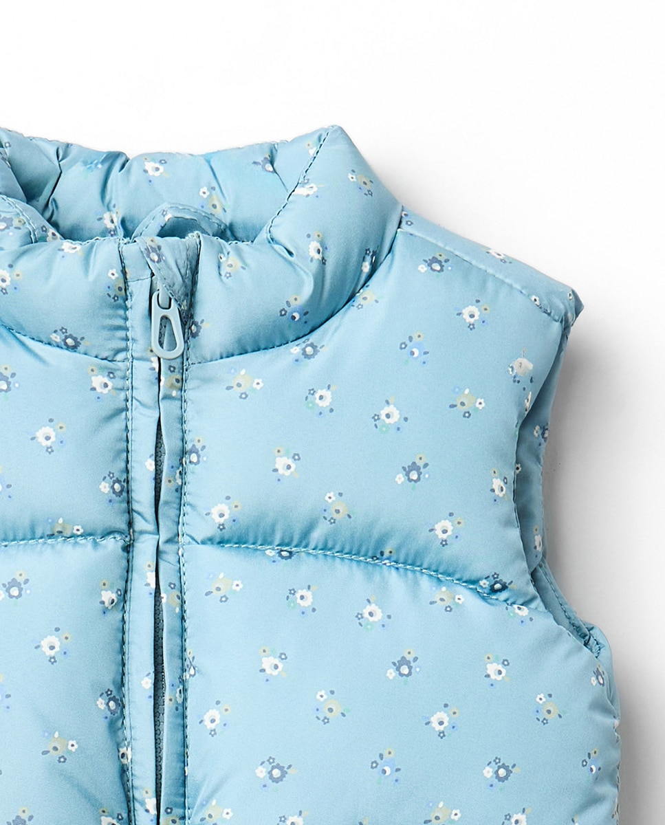 Chaleco basic print - Sfera - 410 Azul claro 410 Azul claro-4