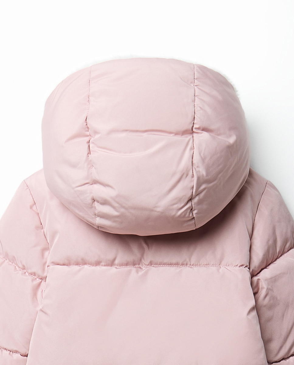 Sobretudo Clássico com Bolsos Sfera 200 Rosa-3