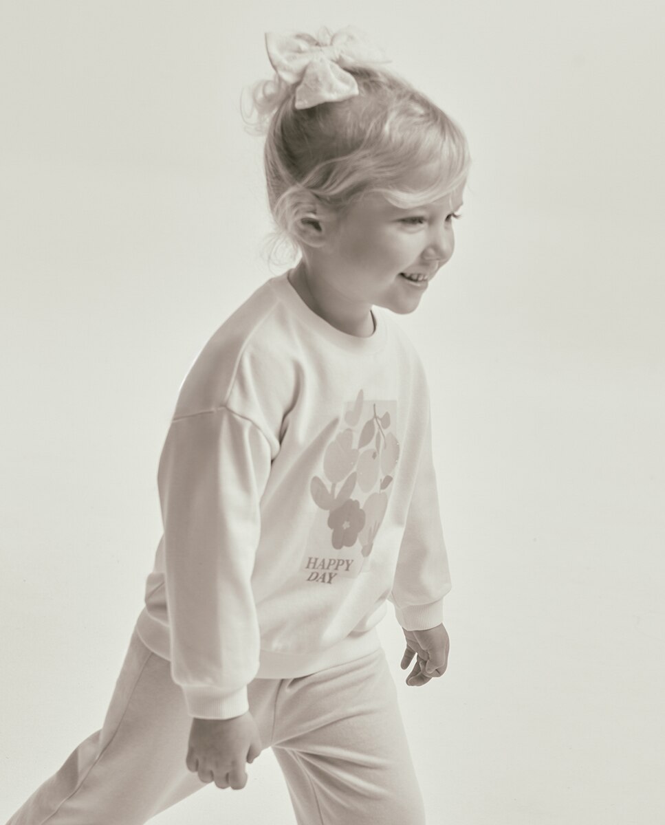 Sweatshirt com Estampado Cru-4