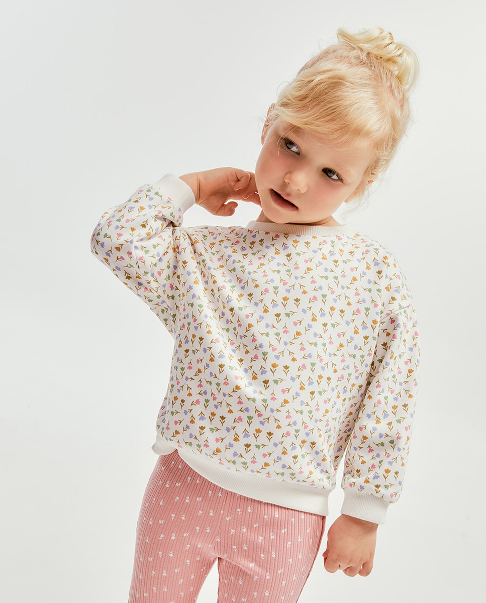 Imagem 0 de Sweatshirt com Estampado Floral