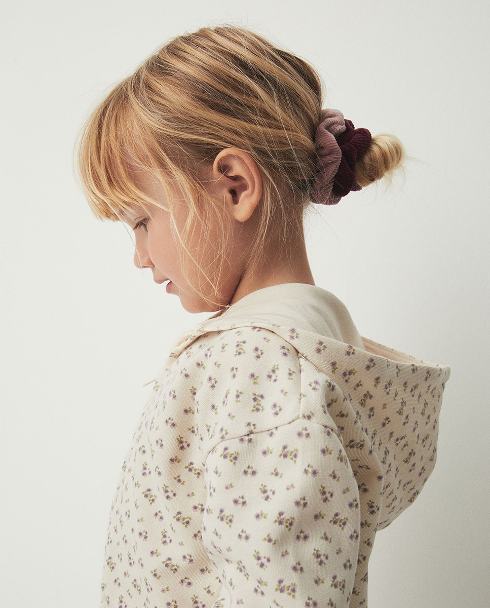 Sudadera basic capucha print - Sfera - 120 Crudo 120 Crudo-2