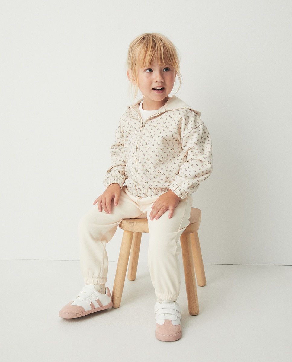 Sudadera basic capucha print - Sfera - 120 Crudo 120 Crudo-3