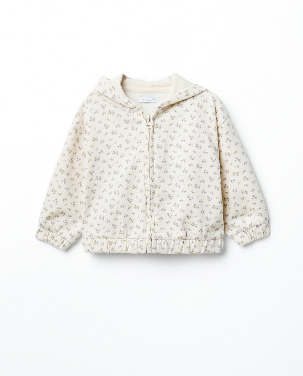 Imagem 0 de Sweatshirt Básica com Capuz e Estampado