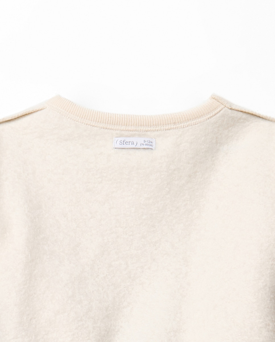 Sudadera tazas bajo blusa - Sfera - 120 Crudo 120 Crudo-4