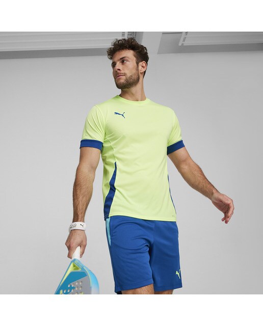 T-shirt Individual Padel Amarelo / Azul-1