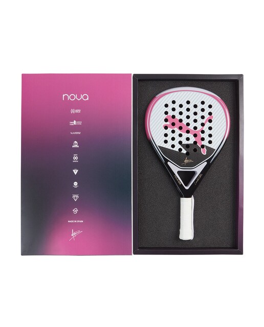 Raquete de Pádel Nova Elite Victoria Rosa / Preto-7
