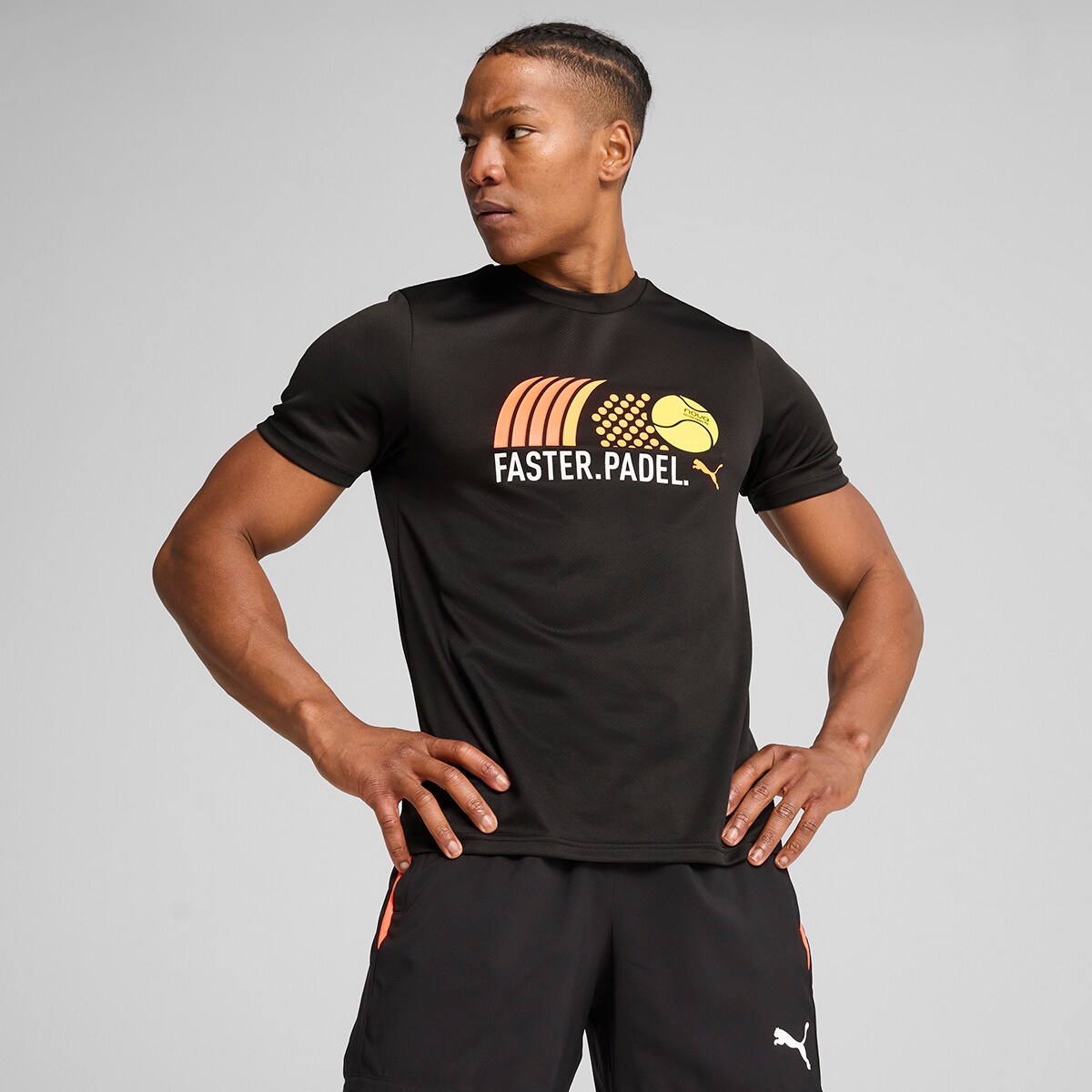 Camiseta pádel de hombre Individual Padel Graphic Tee Puma