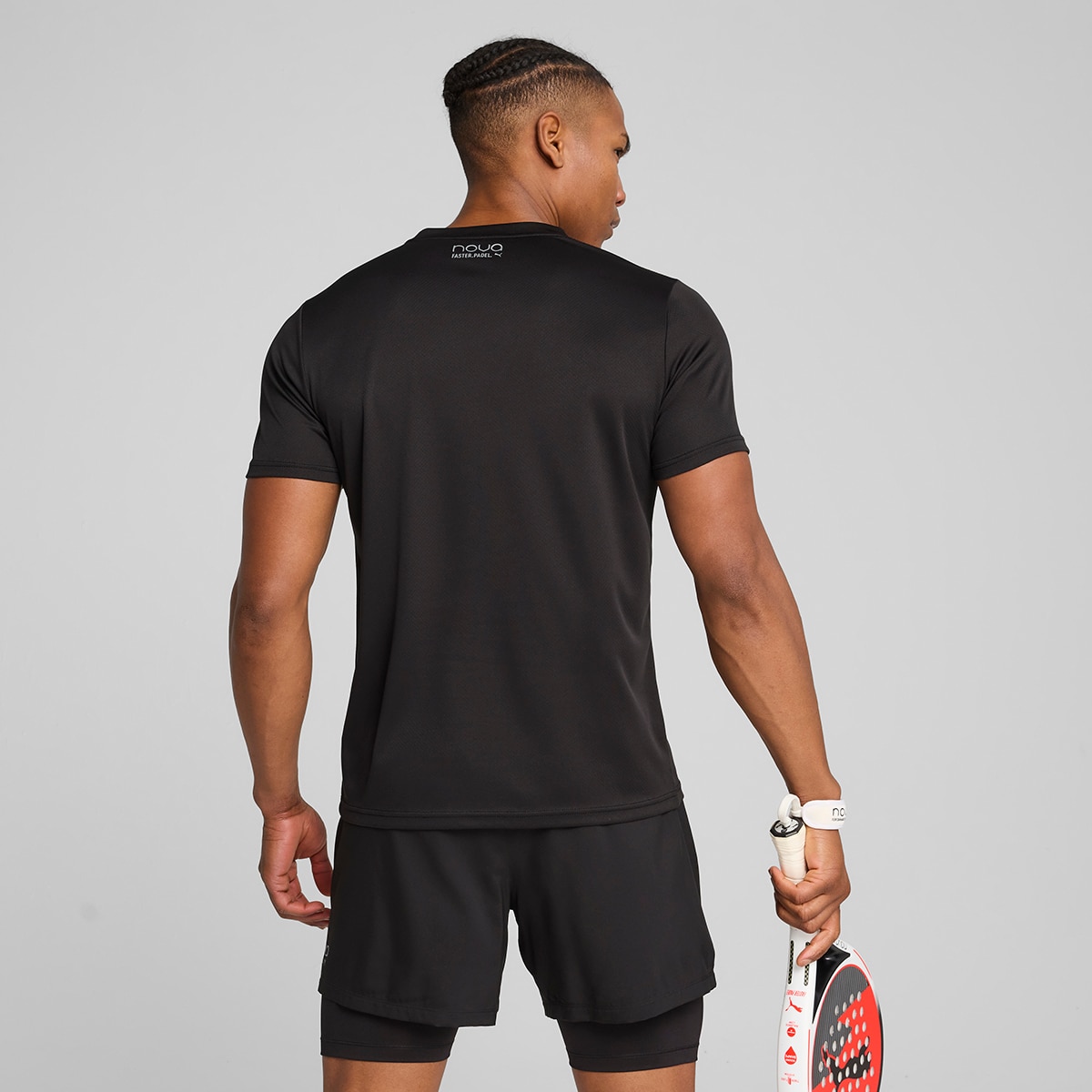 T-shirt de Padel Individual Padel Graphic Tee 2.0 Preto-2