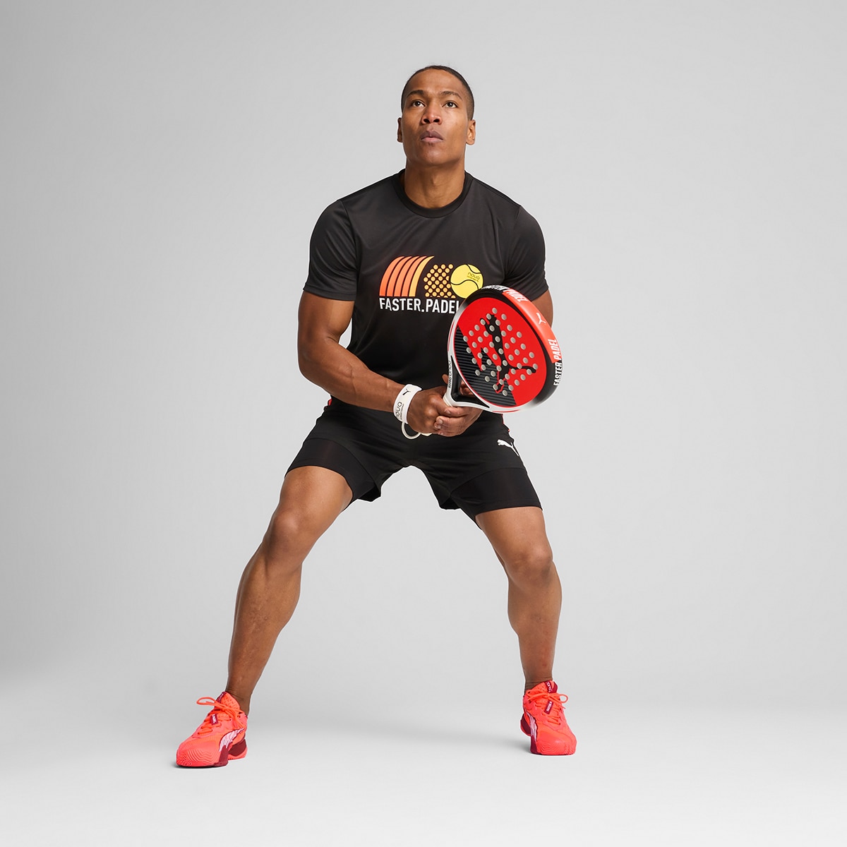T-shirt de Padel Individual Padel Graphic Tee 2.0 Preto-3