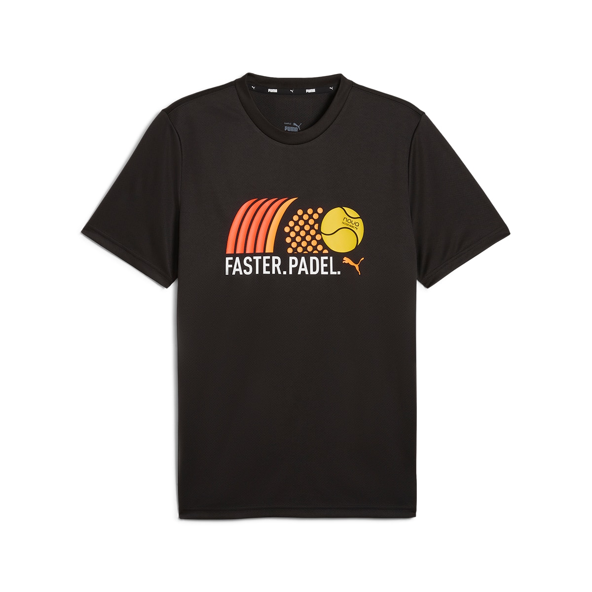 T-shirt de Padel Individual Padel Graphic Tee 2.0 Preto-4