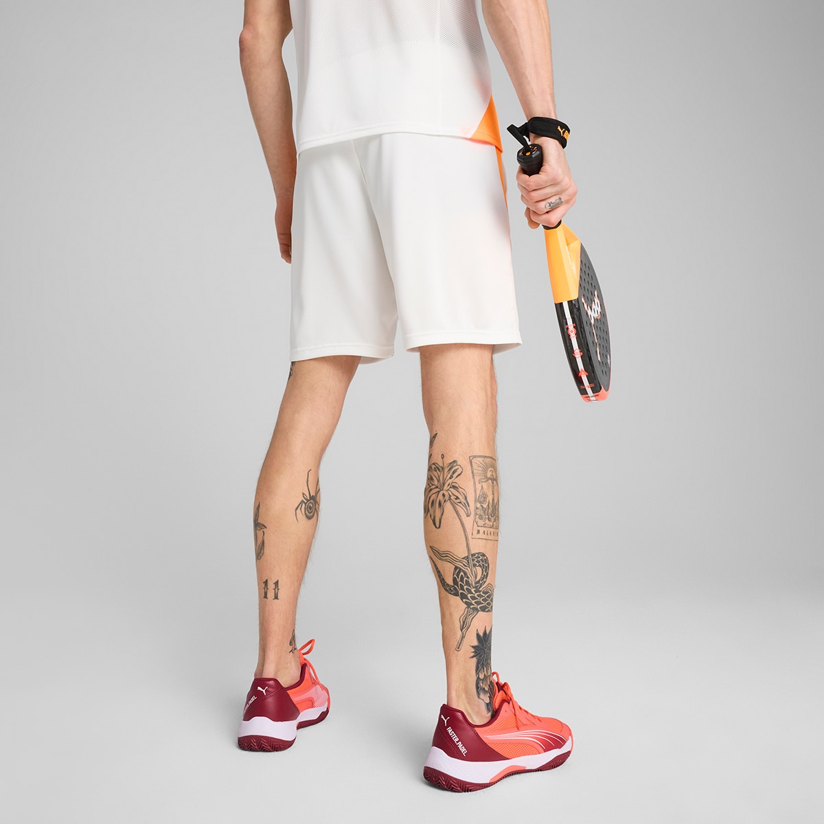 Calções de Padel Individual Padel Training Short Branco-2