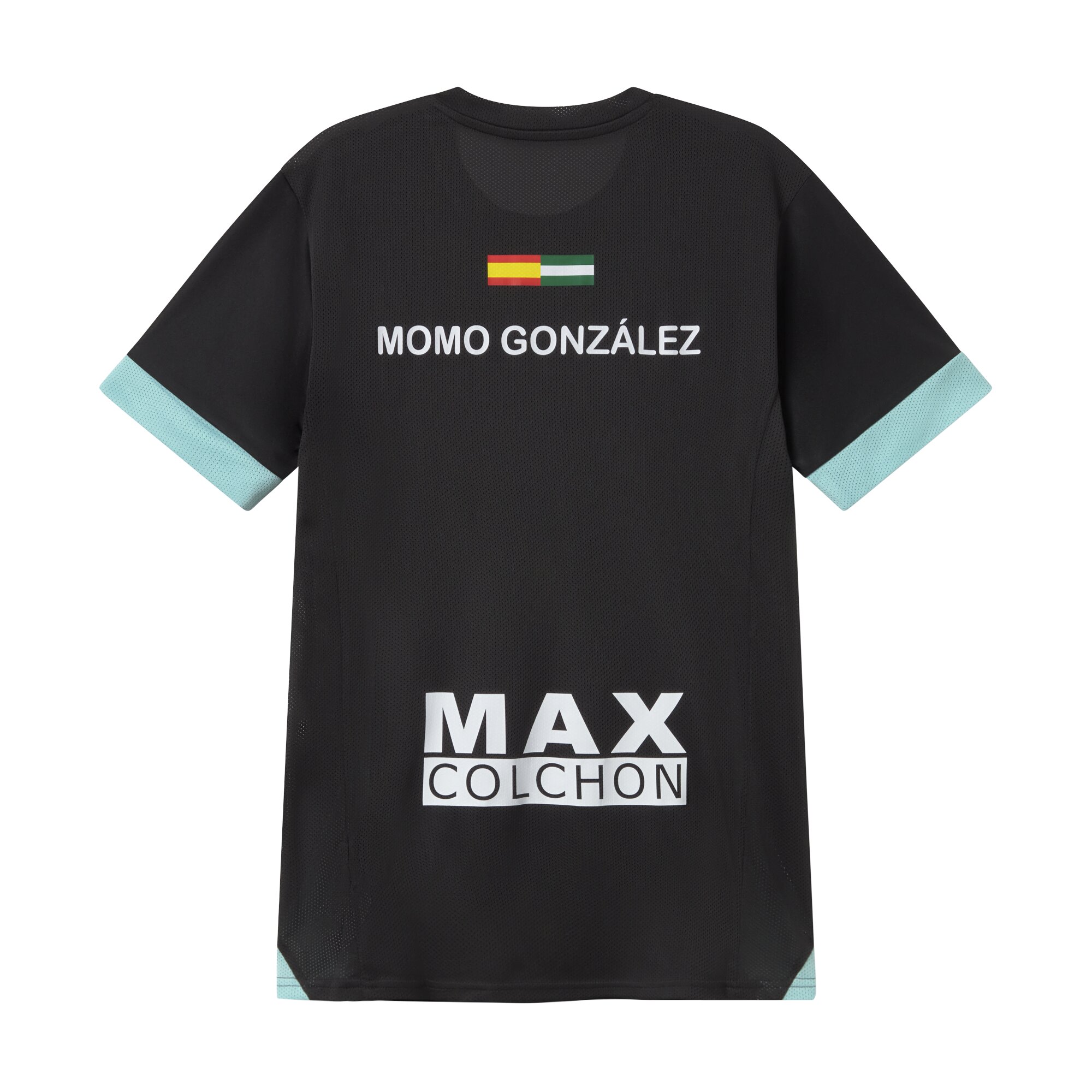 T-shirt de Padel Momo González Jersey Replica Preto-2