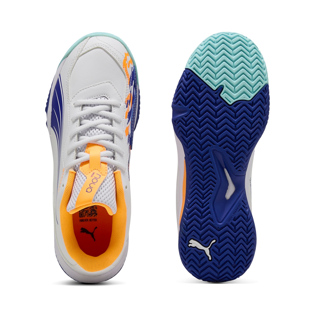 Sapatilhas de Padel de Criança Nova Smash Jr Branco-3