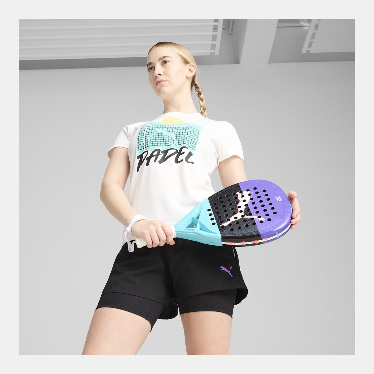 T-shirt Individual Padel Graphic Branco-3