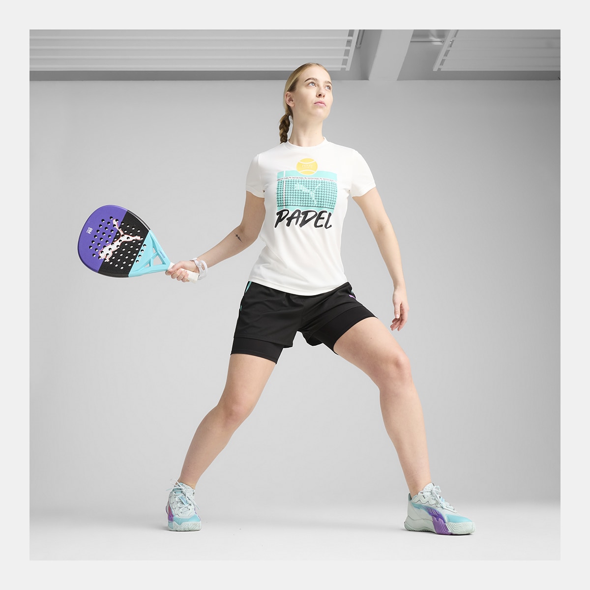 T-shirt Individual Padel Graphic Branco-5