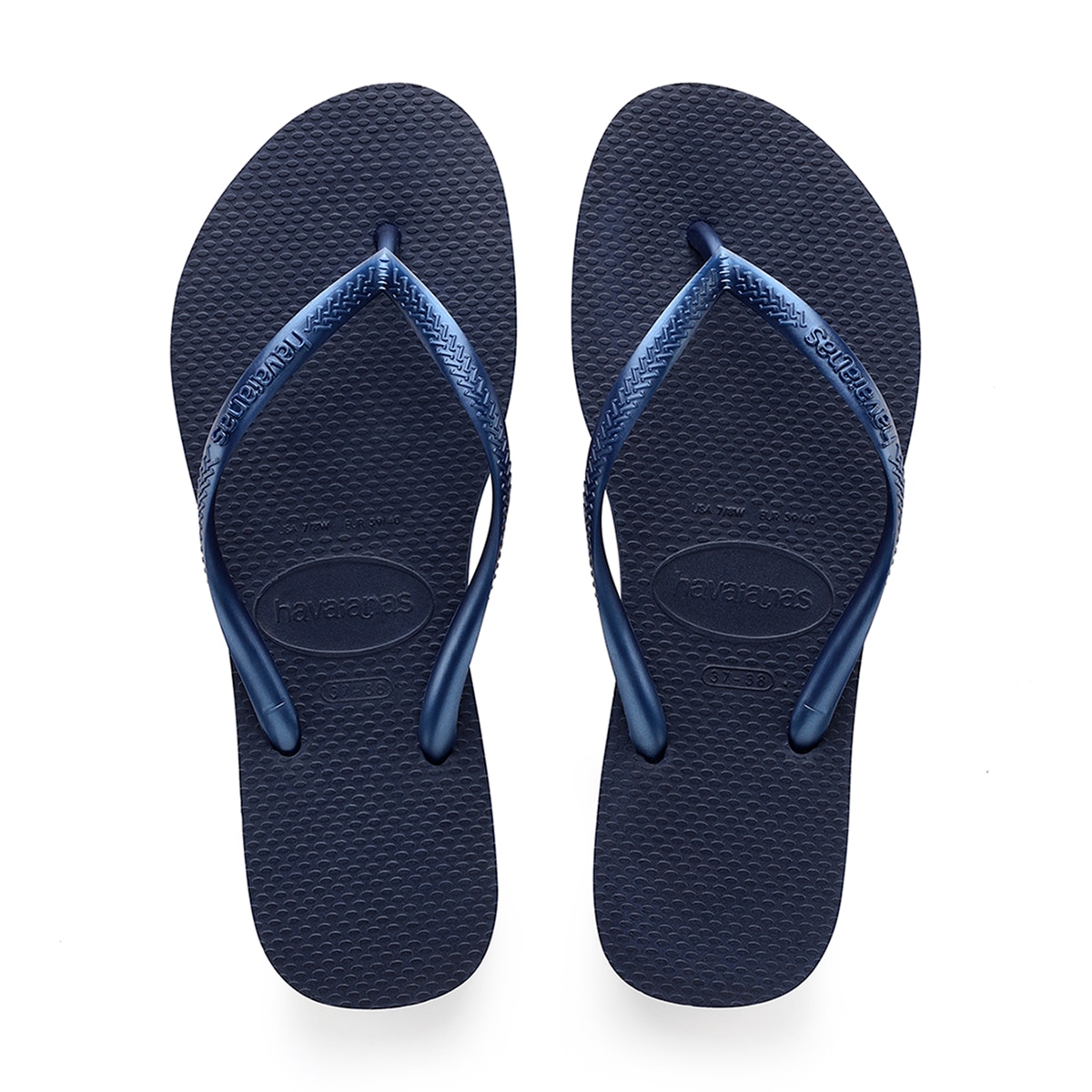 Chanclas de dedo de mujer Slim Havaianas - Azul marino Azul marino-1