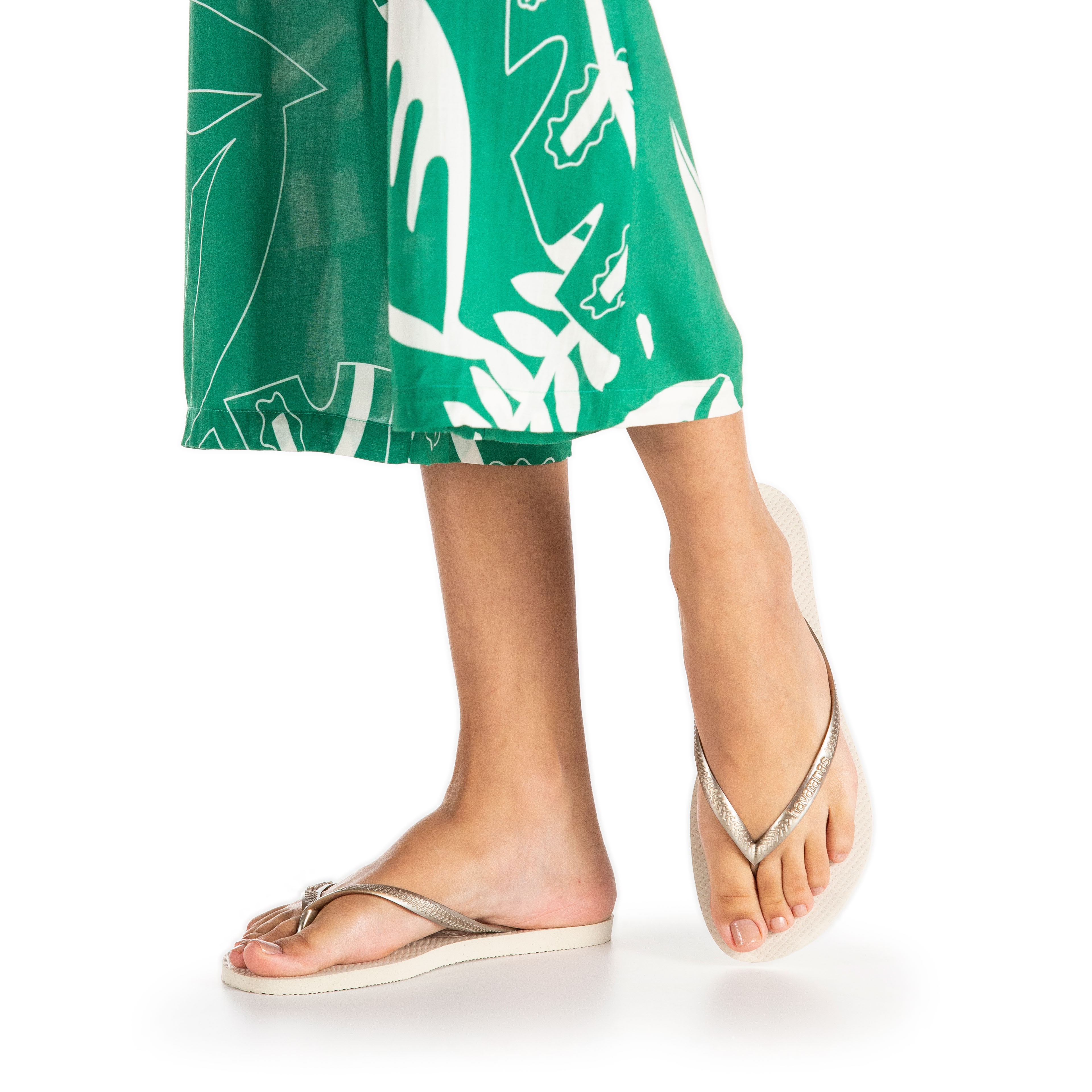 Chanclas de dedo de mujer Slim Havaianas - Dorado Dorado-6