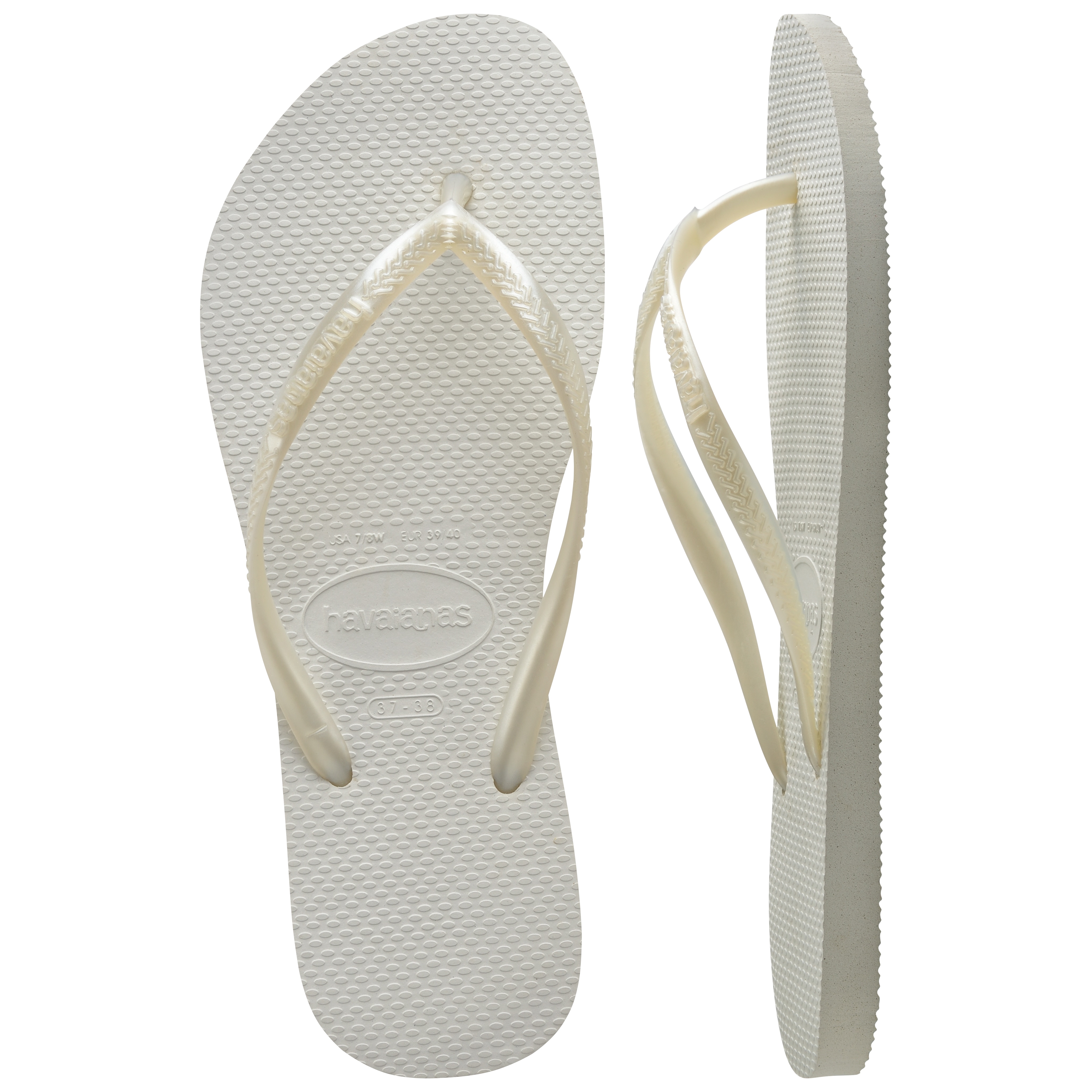 Chinelos Slim Branco-3