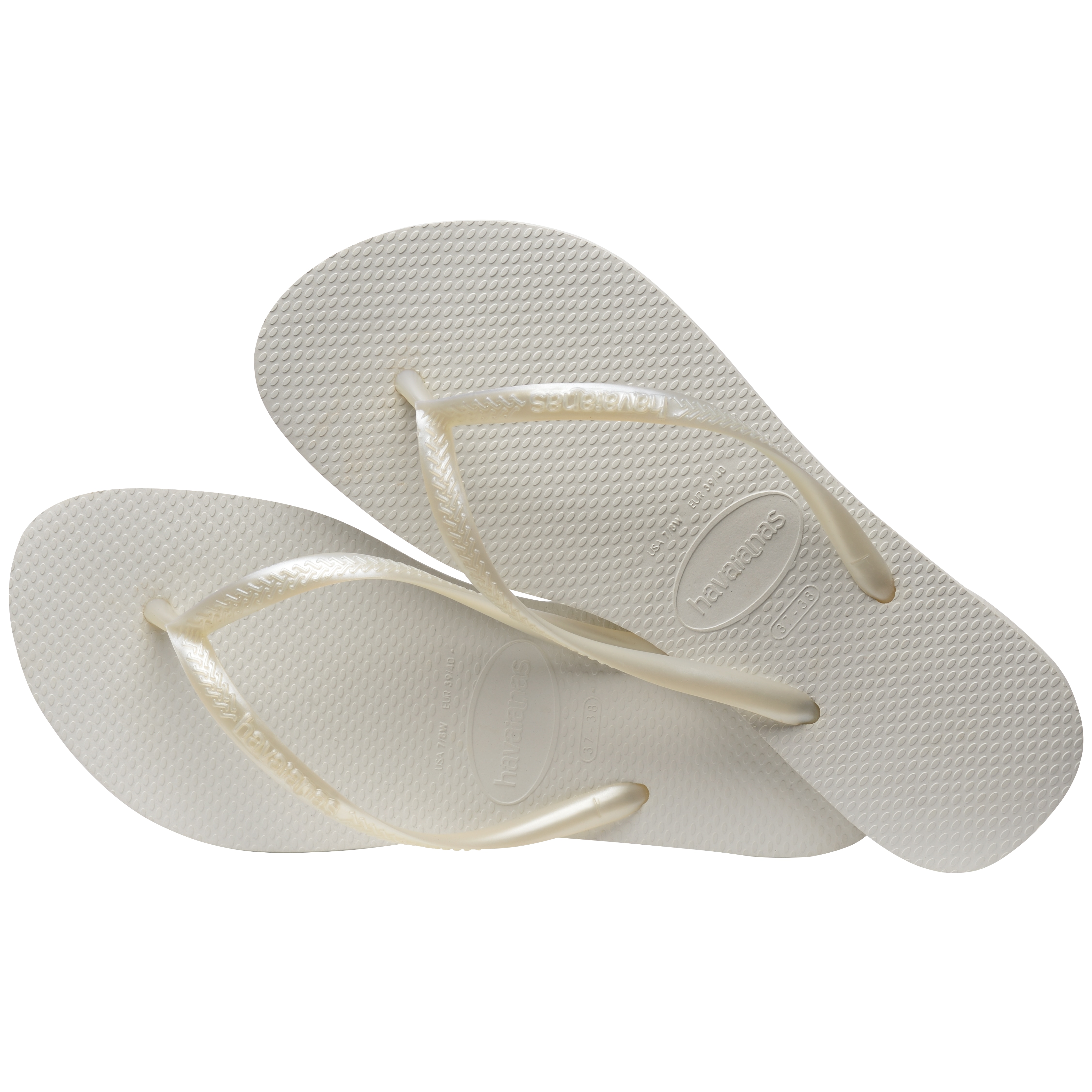 Chinelos Slim Branco-5