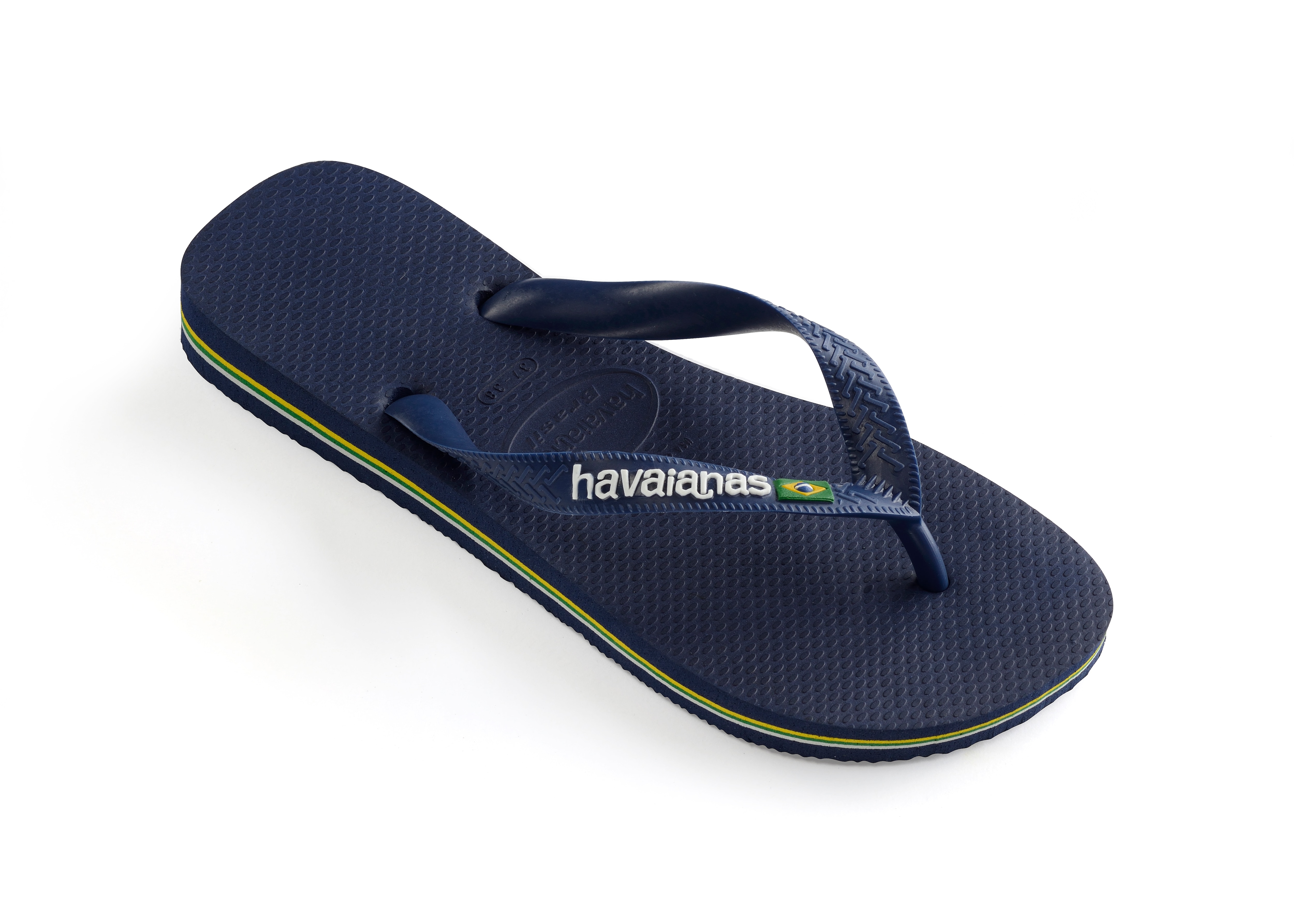 Chanclas de dedo unisex Brasil Logo Havaianas - Azul marino Azul marino-2
